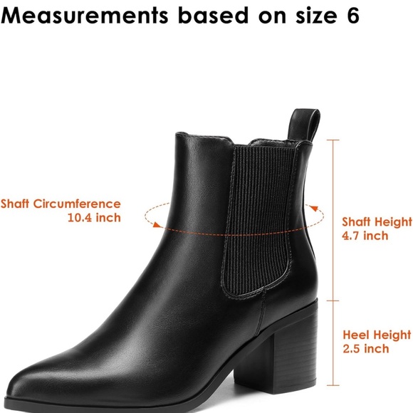 Dream Pairs - Chlesea Ankle Boots - Black - Picture 8 of 9